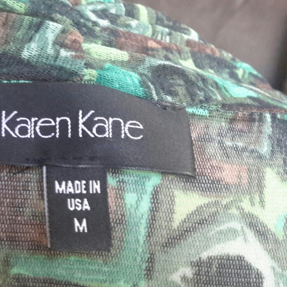 KAREN KANE V NECK TOP - Picture 3 of 4